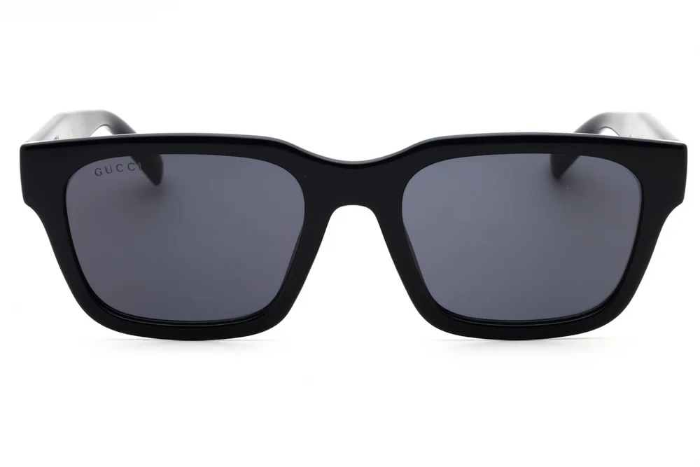 NWT Gucci GG1857S-004 Blue Rectangular 55mm Sunglasses